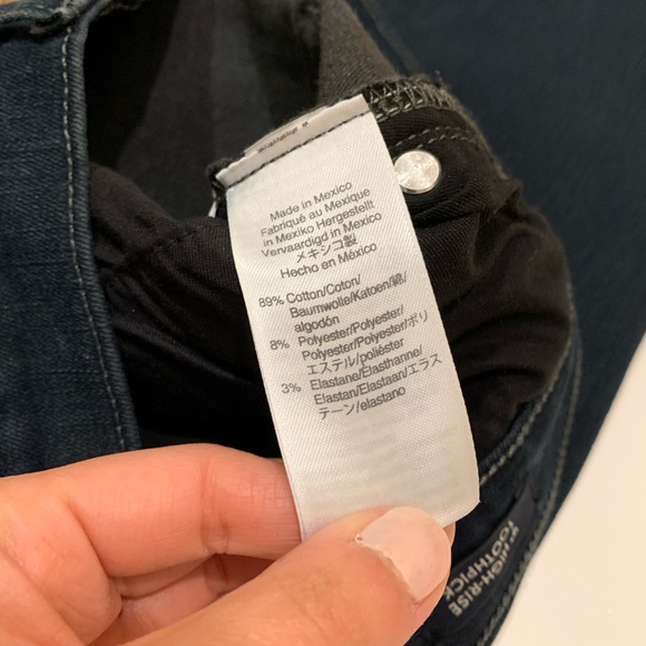 Jcrew 9” High Rise Skinny Dark Indigo Jeans 27 - Picture 5 of 7